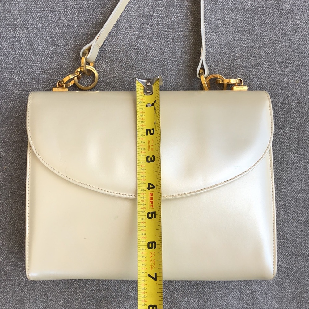 Vintage - SALVATORE FERRAGAMO #L 21 1515 Leather Crossbody Shoulder Bag - Picture 10 of 12